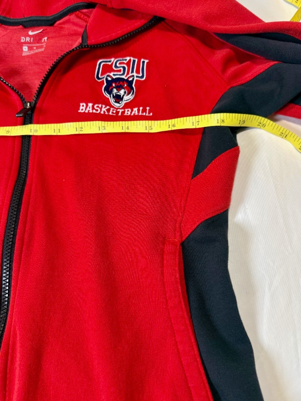 Nike Women's Dri-FIT Red Black 2 Piece Sweatsuit Set Size Medium (UPDATED) - Picture 13 of 13